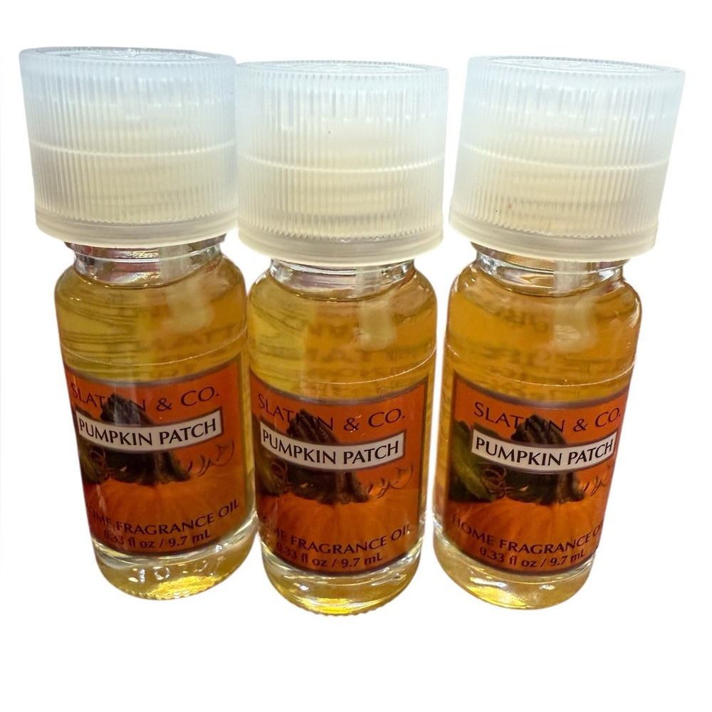 Slatkin & Co Pumpkin Patch home fragrance oil lot 0.33 fl. oz